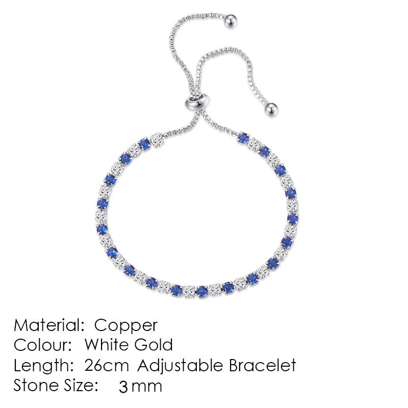 צמיד טניס רוז־גולד אלגנט